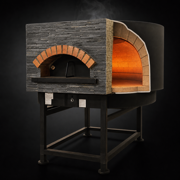 Product image #3 for Univex DOME59R Artisan Round Stone Hearth Gas Pizza Dome Oven