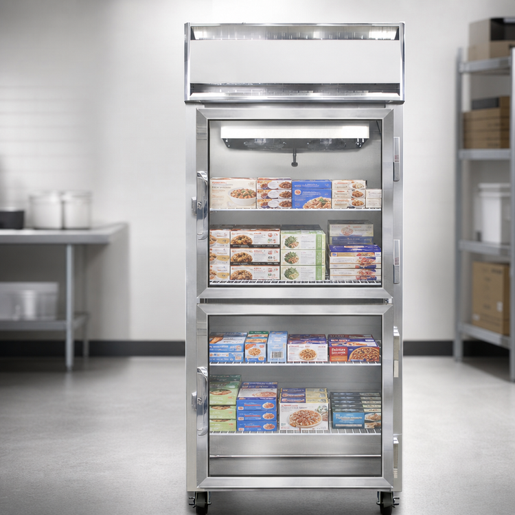 Product image #3 for Continental Refrigerator 1FXNSAGDHD One-Section Extra-Wide Glass Door Display Reach-in Freezer