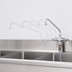 Thumbnail image #3 for T&S Brass Double Pantry Faucet with 18-Inch Swing Nozzle, Deck Mounted, Lever Handles, 4-Inch Centers