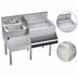 Thumbnail image #3 for Krowne Royal Series 42-Inch Underbar Ice Bin/Cocktail Station with Right Ice Bin, Blender Station, and 10-Circuit Cold Plate