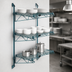 Thumbnail image #3 for Quantum Cantilever Wall-Mount Starter Shelving Unit with 3 Wire Shelves