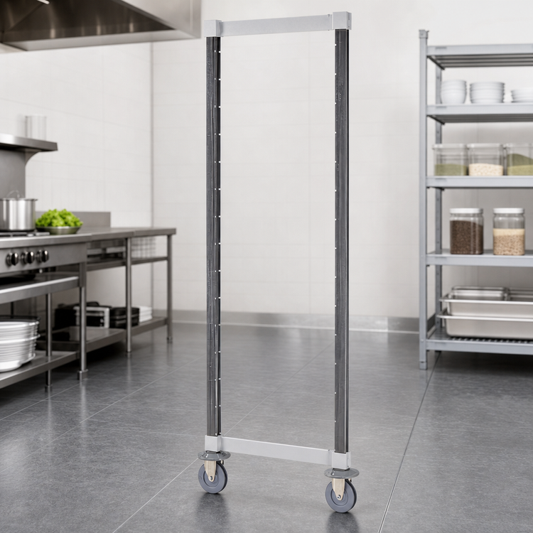 Product image #3 for Camshelving Elements XTRA High Density Mobile Post Kit, 18-1/2 Inch W x 72 Inch H, Speckled Gray