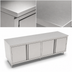 Thumbnail image #3 for John Boos 108-Inch x 30-Inch Stainless Steel Enclosed Work Table with Cabinet Base and Hinged Doors