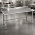 Thumbnail image #3 for Eagle Spec-Master 84-Inch x 24-Inch Stainless Steel Work Table with 1-1/2-Inch Rear Upturn and Galvanized Tubular Base