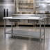 Thumbnail image #3 for Eagle Spec-Master 72-Inch Stainless Steel Prep Table with Right Sink, Left Drawer and Undershelf