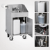 Thumbnail image #3 for FWE HS-24 Self-Contained Mobile Hand Washing Sink, 120V, Stainless Steel