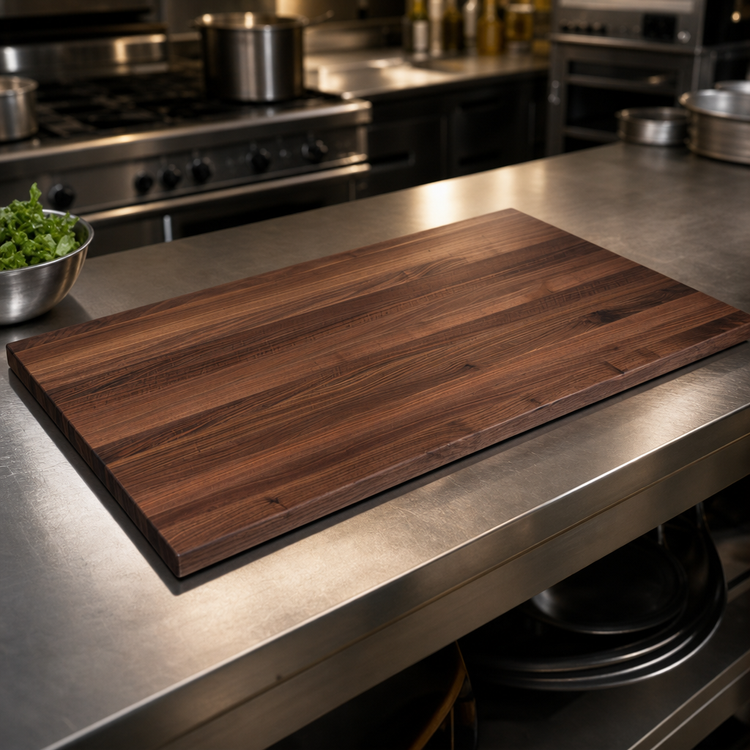 Product image #3 for Boos Block American Black Walnut Kitchen Countertop, 120 x 25 x 1-1/2 Inch, Varnique Finish