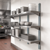 Thumbnail image #3 for Eagle Group 108 Inch Aluminum NSF Wall-Mounted Cantilever Shelving Upright