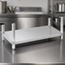Thumbnail image #3 for 48 Inch x 24 Inch Stainless Steel Undershelf for Work Table