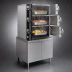 Thumbnail image #3 for Crown DC-3 3-Compartment Direct Steam Pressure Steamer with 36" Cabinet Base