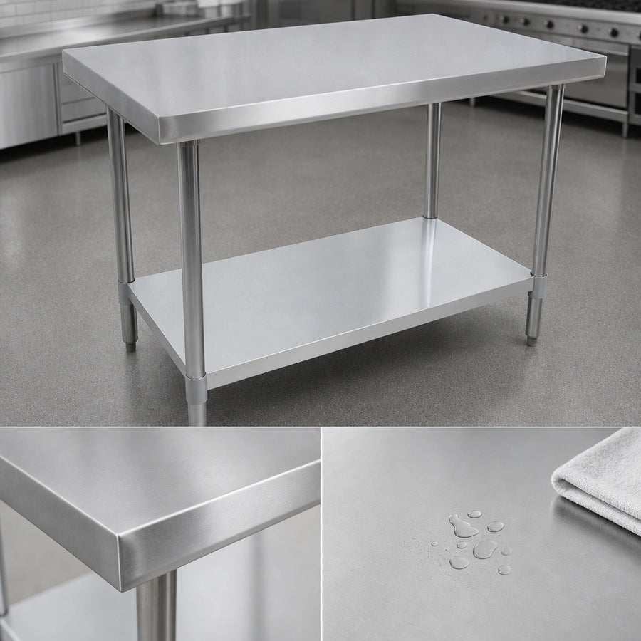 18-Gauge Stainless Steel Top