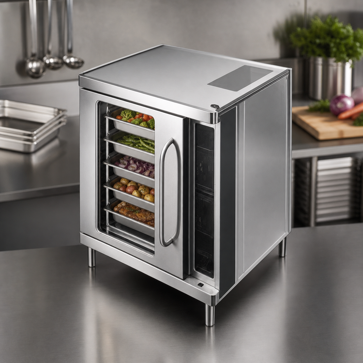 Product image #3 for Blodgett Premium Series Half-Size Single-Deck Electric Convection Oven, 5 Pan Capacity, Right-Hand Door (CTBR SGL)
