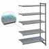 Thumbnail image #3 for Cambro Camshelving Basics Plus 5-Tier Solid Polymer Add-On Unit, 21 x 60 x 84 Inches, Brushed Graphite