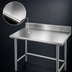 Thumbnail image #3 for Advance Tabco 30-Inch x 24-Inch 16-Gauge 304 Stainless Steel Work Table with 5-Inch Backsplash