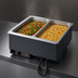 Thumbnail image #3 for Vollrath Two-Well Drop-In Electric Hot Food Well with Infinite Controls, Full-Size Insulated Wells, 208V