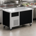 Thumbnail image #3 for Randell Mobile Modular Enclosed Base Refrigerated Frost Top Serving Station, 72 Inch, 5-Pan Capacity