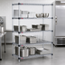Thumbnail image #3 for EAGLEbrite Quad-Adjust 4-Tier Stationary Starter Wire Shelving Unit, 48 x 18 x 74 Inches, Zinc Finish