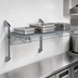 Thumbnail image #3 for Quantum Wall-Mount Cantilever Wire Shelf Kit, 54 x 21 Inch, Gray Epoxy Antimicrobial Finish