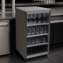 Thumbnail image #3 for Glastender Stationary Open Front Back Bar Glass Storage Cabinet, 18