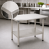 Thumbnail image #3 for Eagle Group Deluxe Series 48-Inch W x 30-Inch D Stainless Steel Work Table with Undershelf