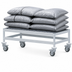Thumbnail image #3 for Fermostock Mobile Louvered/Slotted Aluminum Dunnage Rack with 5-Inch Casters, 26 x 14 x 17 Inches, 800 lb Capacity