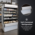 Thumbnail image #3 for Howard-McCray 35E Series Straight-Side Dairy Open Merchandiser, 39-Inch, Self-Contained, Stainless Steel, LED Lighting