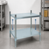 Thumbnail image #3 for BK Resources Galvanized Steel Dry Storage Shelving Unit with 2 Adjustable Shelves, 55W x 24D x 38H