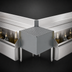 Thumbnail image #3 for Advance Tabco Prestige Supreme 20-Inch 90° Outside Corner Underbar Filler with Removable Drainboard Top