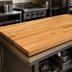 Thumbnail image #3 for Appalachian Red Oak Blended Rails Edge Grain Island Countertop, 120 x 38 x 1-1/2 Inch, Penetrating Oil Finish