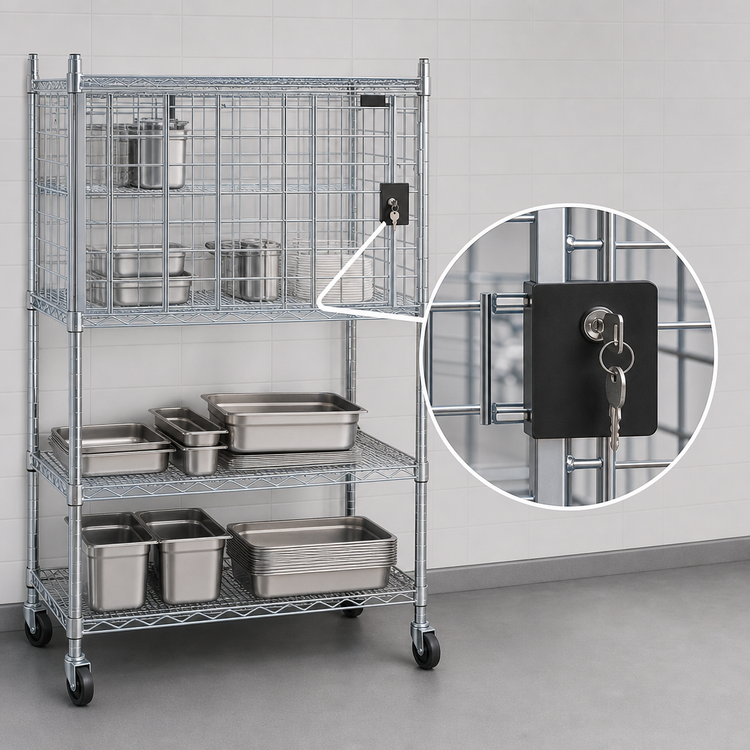 Product image #3 for EagleGard 36-Inch W x 18-Inch D Security Enclosure Kit with Flip-Up Door