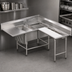 Thumbnail image #3 for Spec-Master FNP Series Two-Compartment Prep Sink with 24