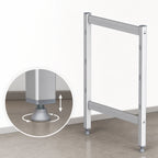Thumbnail image #3 for Fermod Fermostock 6428391-R2 Stationary Cantilever Shelving Upright, 24-Inch H x 22-Inch D, Anodized Aluminum