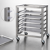 Thumbnail image #3 for Moffat Stainless Steel Open Base Equipment Stand with Pan Slides for 6 Full-Size Sheet Pans