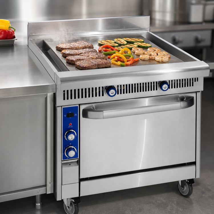 Product image #3 for Heavy-Duty 36-Inch Modular Gas Plancha Top Range with 1/2-Inch Steel Plate