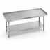 Thumbnail image #3 for Advance Tabco Special Value Series 15-Inch x 30-Inch 16-Gauge Stainless Steel Equipment Stand with Adjustable Undershelf