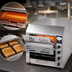 Thumbnail image #3 for BakeMax Countertop Horizontal Conveyor Toaster, 360 Pieces/Hour, 2-Slice Feed, 220V