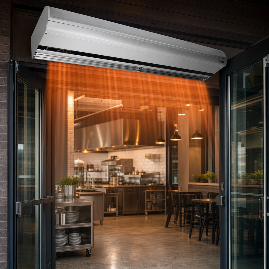 Electric Heated Air Curtain