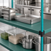 Thumbnail image #3 for QuadPlus Solid Polymer Shelf Mat with Quad-Adjust Frame, 54 x 18 Inches, Green