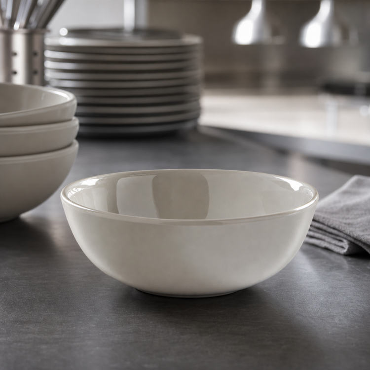 Product image #5 for American Metalcraft Crave Collection Shadow 16 oz. Round Melamine Coupe Bowl