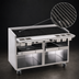 Thumbnail image #3 for Bakers Pride Dante Series 60-Inch Gas Radiant Charbroiler, Floor Model, Open Cabinet Base