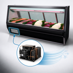 Thumbnail image #3 for Howard-McCray 40E Series SC-CFS40E-10-BE-LED 124-1/2 Inch Self-Contained Fish & Poultry Refrigerated Service Case, Straight Glass