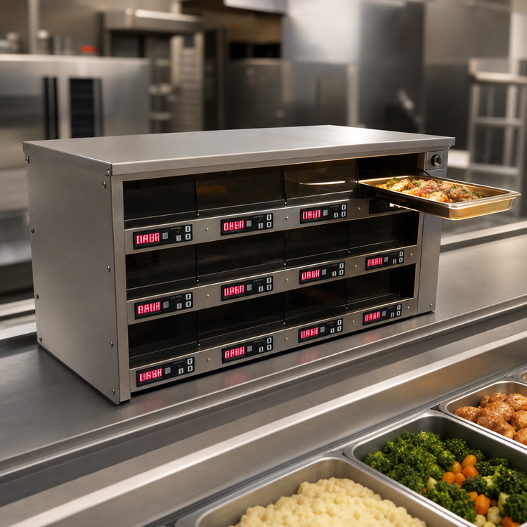 Product image #3 for Carter-Hoffmann Modular Single-Sided Heated Holding Cabinet, 12-Pan Capacity
