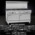 Thumbnail image #3 for Southbend Ultimate 60-Inch Gas Restaurant Range with 9 Open Burners, Standard Oven, and Convection Oven