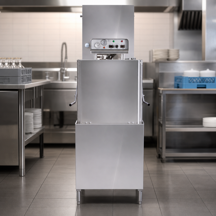 Product image #3 for TempStar Ventless High Hood Door-Type Dishwasher with Energy Recovery and Built-In 70°F Booster