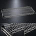 Thumbnail image #3 for Eagle QuadTruss Quad-Adjust Reverse Mat Wire Shelf, 36W x 18D, Stainless Steel