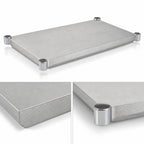 Thumbnail image #3 for John Boos GSK6-3030 30 x 30-Inch 16-Gauge Galvanized Steel Work Table Undershelf