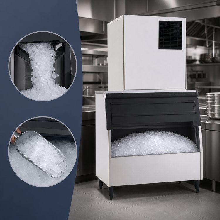 Product image #3 for Hoshizaki F-2001MLJ Remote Low-Side Flake Ice Maker, 30 Inch Wide