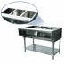 Thumbnail image #3 for Advance Tabco Triumph Supreme 3-Well Open-Well LP Gas Water Bath Hot Food Table with Cutting Board and Undershelf