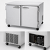 Thumbnail image #3 for Turbo Air PRO Series 48-Inch Two-Section Undercounter Refrigerator with Solid Locking Doors, 12.2 Cu. Ft.