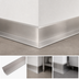 Thumbnail image #3 for John Boos Inside Corner Stainless Steel Corner Guard, 4 x 4 x 48 Inches